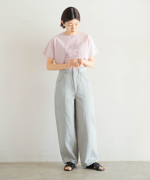 「NOMBRE IMPAIR」 半袖Tシャツ FREE ホワイト レディース_画像8
