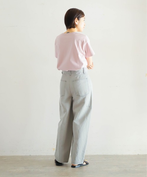 「NOMBRE IMPAIR」 半袖Tシャツ FREE ホワイト レディース_画像9