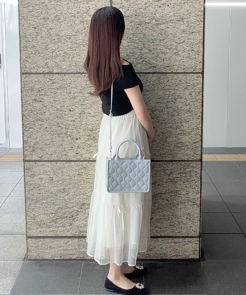 Maison de FLEUR（メゾンドフルール） ショルダーバッグ バッグ パール 