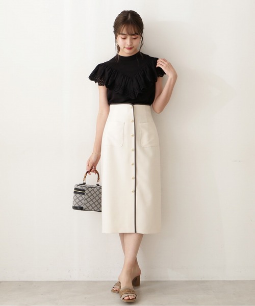 「PROPORTION BODY DRESSING」 タイトスカート SMALL ライトグリーン レディース_画像7