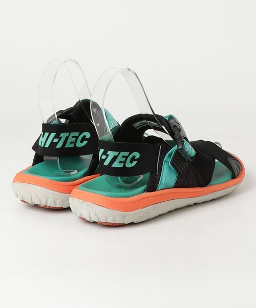 「HI-TEC」 サンダル 27cm グリーン メンズ_画像2