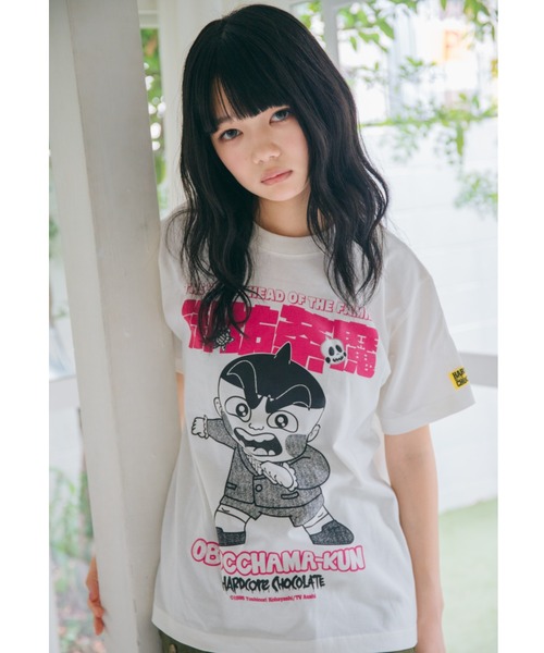 tシャツ おぼっちゃまくん 田園調布学園（ぽっくんバニラホワイト
