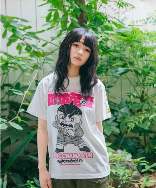 tシャツ おぼっちゃまくん 田園調布学園（ぽっくんバニラホワイト