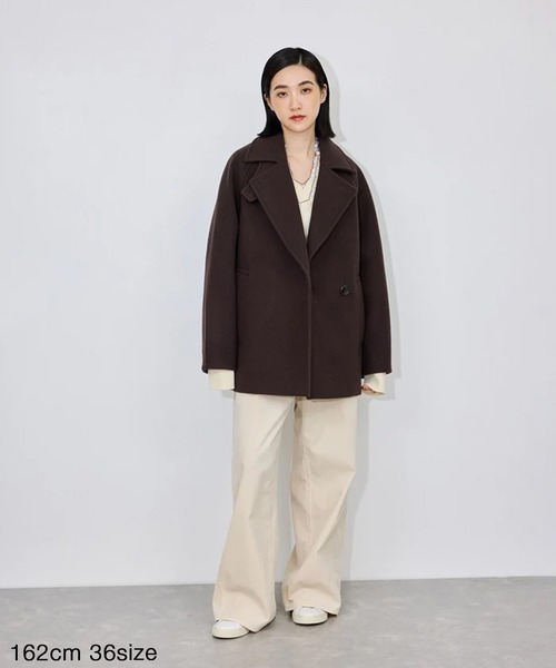 ADAM ET ROPE'（アダムエロペ） ステンカラーコート コート 「定番