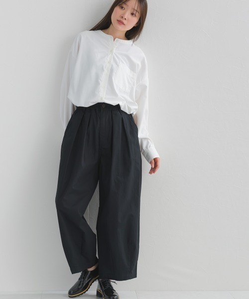 「OMNES」 パンツ MEDIUM ブラック レディース_画像2