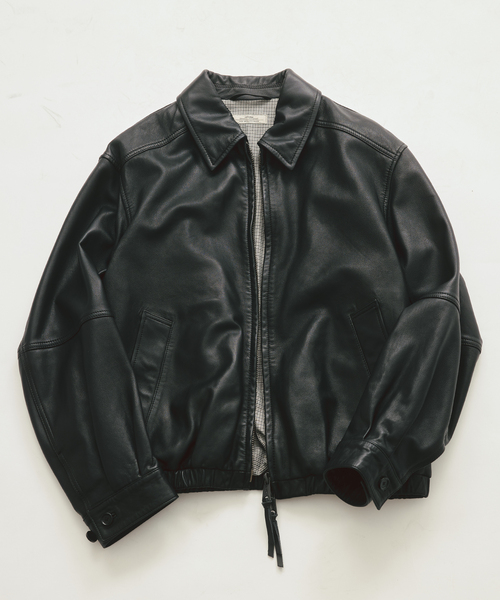 G-STAR RAW 革ジャン ライダース Biker Leather Jacket/シングルレザー