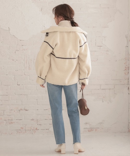 80s PINKHOUSE フライトジャケットタイプ ブルゾン DRAW CODE VINTAGE LIKE SHORT DAC JACKET/ドローコード