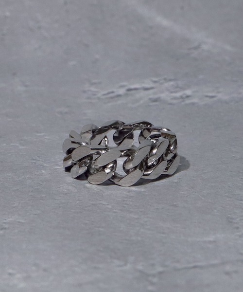 喜平型　k10 silver リング　指輪　メンズ SBG by 7JEWELRY 指輪 リング シンプル喜平リング メンズ