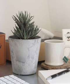 花瓶 amabro ART STONE アマブロ アートストーン プランター ラウンド 植木鉢 (SSS/3・4号鉢相当)