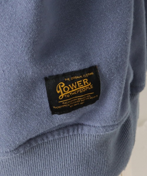 vintage スウェット　リメイクスウェット POWER TO THE PEOPLE トレーナー スウェット ヴィンテージ