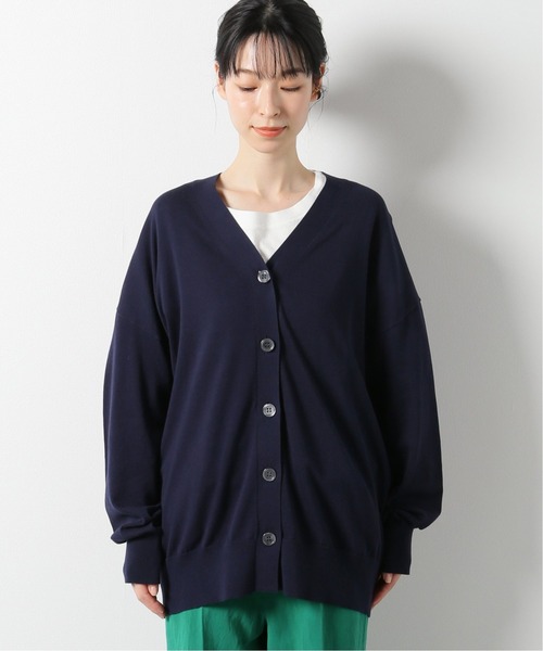 熱販売 FRAMeWORK スウェット セミハイツイストコットンカーディガン トップス