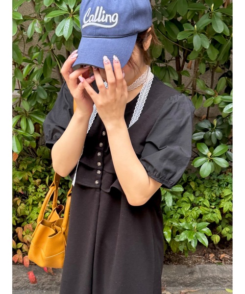 JUMELLE（ジュメロ） ワンピース 半袖 「爆売れ」ハニカムメッシュ