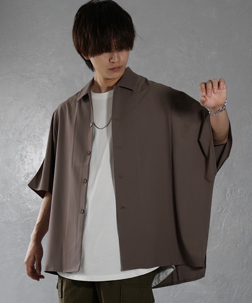 MinoriTY（マイノリティ） シャツ 「MinoriTY」落ち感ドルマンスリーブ