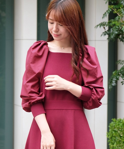 ワンピース 美人百花 10月号掲載 シェルストレッチ ワンピース Zozotown Yahoo 店 通販 Yahoo ショッピング