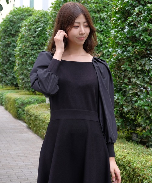 ワンピース 美人百花 10月号掲載 シェルストレッチ ワンピース Zozotown Yahoo 店 通販 Yahoo ショッピング