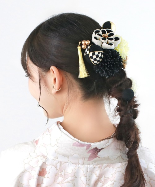 KYOETSU（京越） 成人式・卒業式用 髪飾り 美和花 12点セット