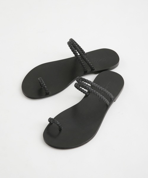 CORSO ROMA,9 サンダル ROMA 9/メッシュフラットサンダル
