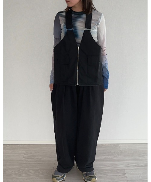 ベスト ジレ 2WAYサスペンダートップス レディース : ZOZOTOWN