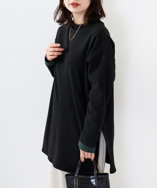 チュニック a.n.l 微起毛配色チュニック : ZOZOTOWN Yahoo!店 - 通販