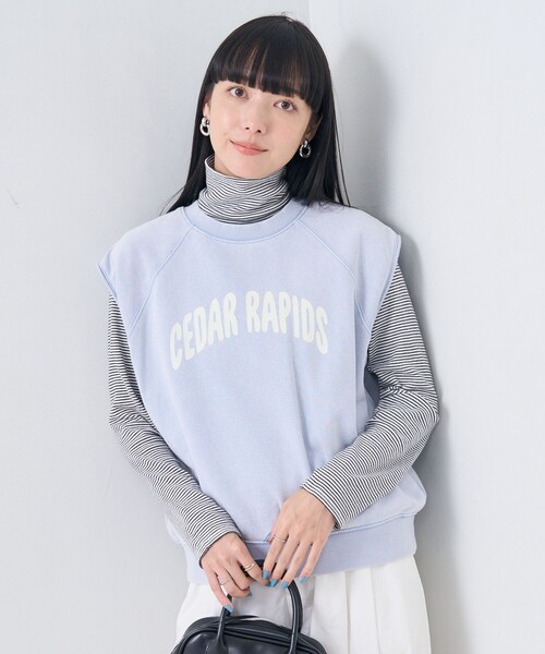 FREAK'S STORE ベスト ジレ ヴィンテージ ロゴ スウェット