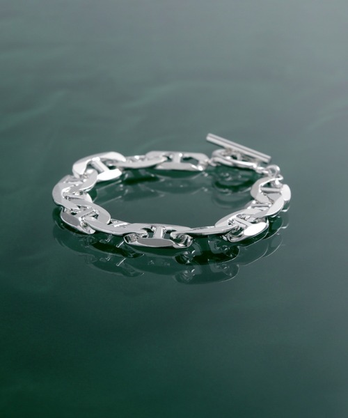 【美品】YArKA ヤーカ　ブレスレット　バングル　Mサイズ YArKA ブレスレット 「YArKA/ヤーカ」flat marina(anchor) chain