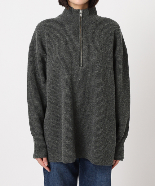 plage（プラージュ） ニット リョウアゼハーフジッププルオーバー