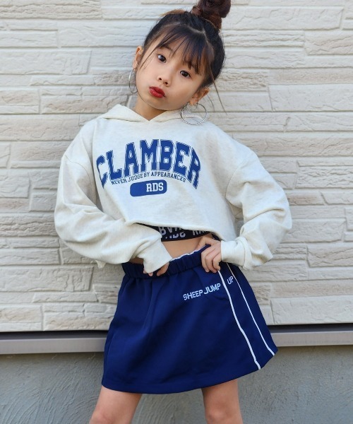 キッズ服 RandS パーカー CLAMBERpt カットオフPK キッズ 子供服 女の子