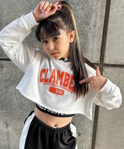 RandS パーカー CLAMBERpt カットオフPK キッズ 子供服 女の子