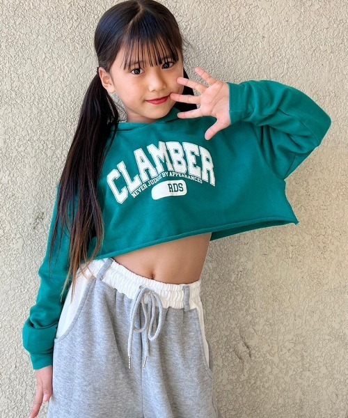 RandS パーカー CLAMBERpt カットオフPK キッズ 子供服 女の子