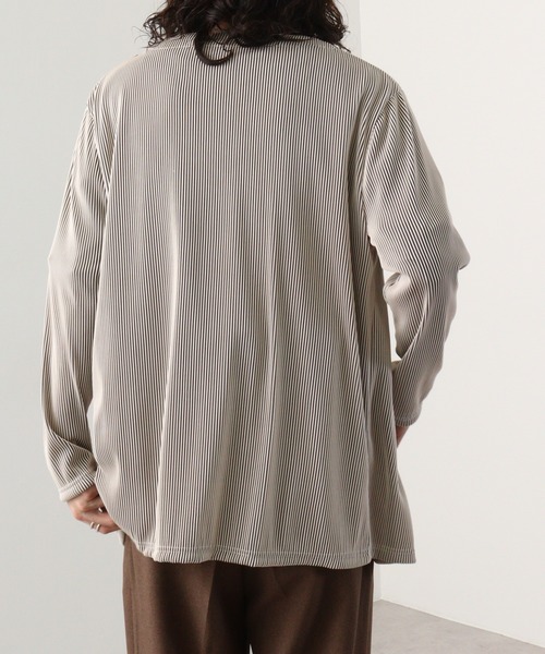 EVOLUTION（エボリューション） カーディガン Pleated mode cardigan