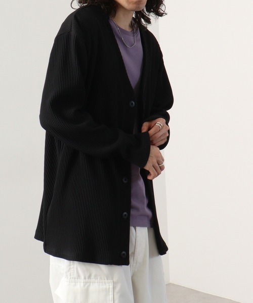 EVOLUTION（エボリューション） カーディガン Pleated mode cardigan