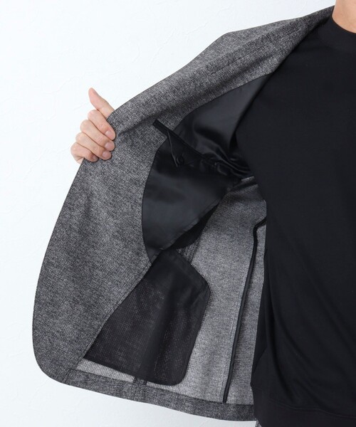 【美品】NOLLEY'S ノーリーズ クールドッツ ジャケット ブラック NOLLEY'S（ノーリーズ） ジャケット テーラードジャケット 「ビジカジ