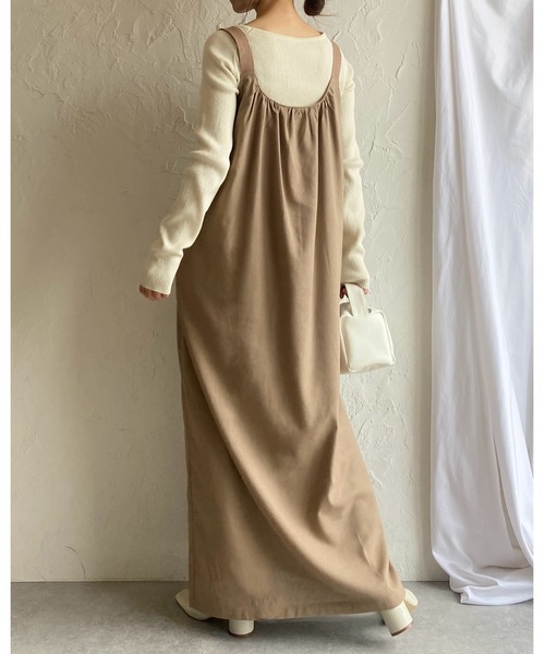 She's Closet ジャンパースカート 2WAYフレアロングギャザー