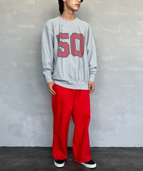 [美品] ディッキーズ　チノパン　ワイドストレート　ビンテージ Dickies ディッキーズ タックワイドパンツ ワイドパンツ