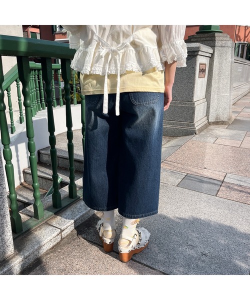 ストレッチデニムワイドパンツ｜ピンクハウスオフィシャル