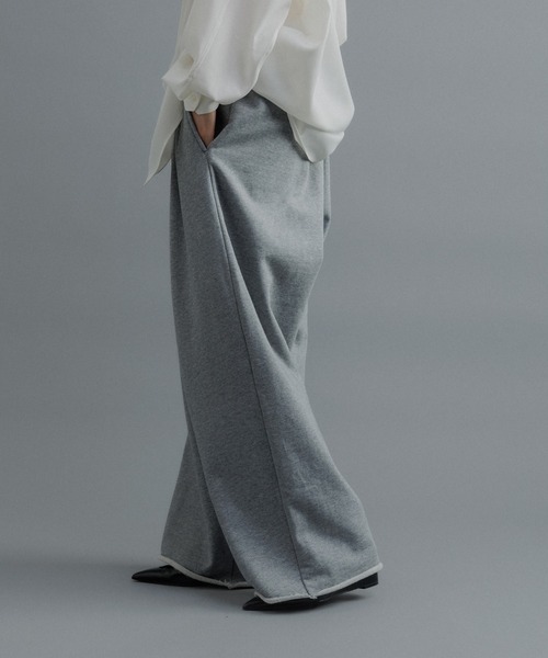 ぺけページ ZOZOTOWN限定】ツータックセミワイドパンツ（スラックス