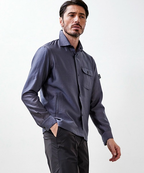 g-stage（ジーステージ） シャツ 春夏清涼 ドライ カバーオール シャツ