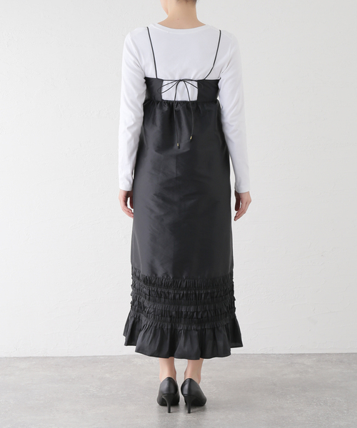 ヌキテパ ロングワンピース Frill Shirts Dress 【公式通販】