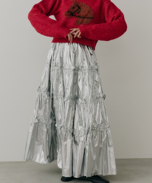 PERNA（ペルナ） スカート フリルティアードスカート : ZOZOTOWN Yahoo