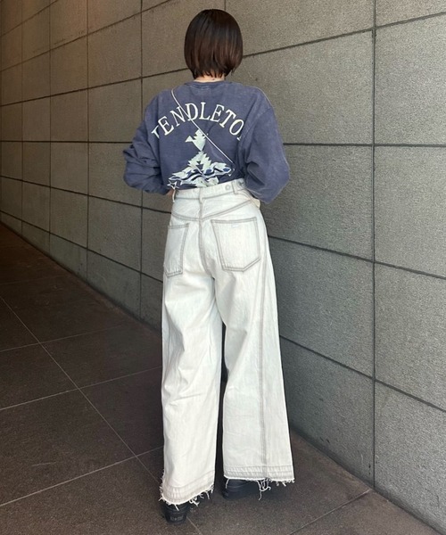 CONVERSE TOKYO ワイドパンツ ジーンズ デニム デニムパンツ 「HL 