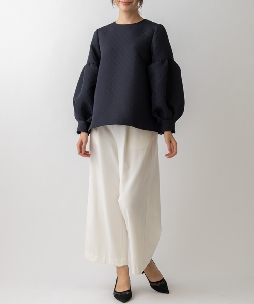 Sono ブラウス シャツ 「SONO/ソーノ」キルトジャカードブラウス