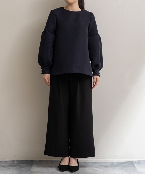 トップス Sono Sono ブラウス シャツ 「SONO/ソーノ」キルトジャカードブラウス