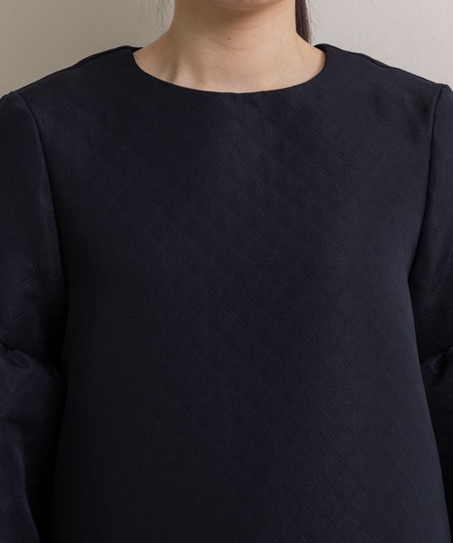 トップス Sono Sono ブラウス シャツ 「SONO/ソーノ」キルトジャカードブラウス