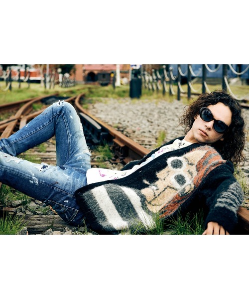 glamb（グラム） カーディガン Weeping Man Cardigan / ウィーピング