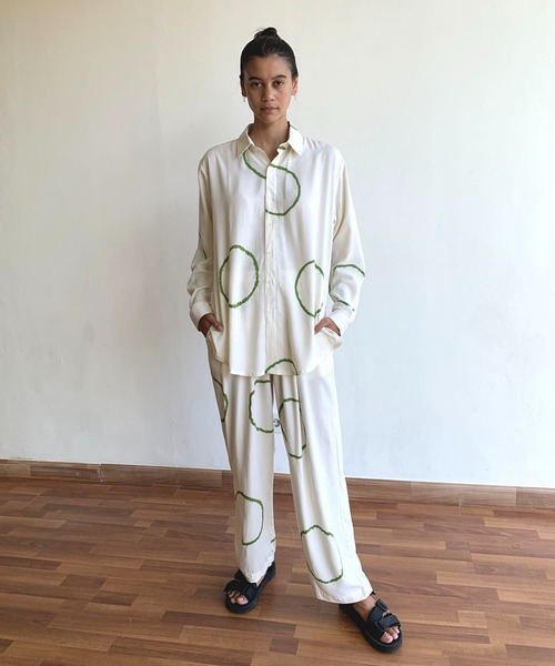 SUKU パジャマ バンブー ルームウェア シティショップ シャツ SUKU