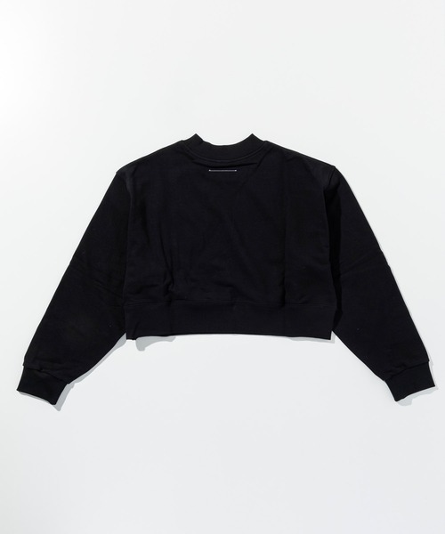 ◆MM6 Maison Margiela◆ 長袖 コットンパーカー ブラック MM6 エムエムシックス メゾンマルジェラ パーカー S62GU0112