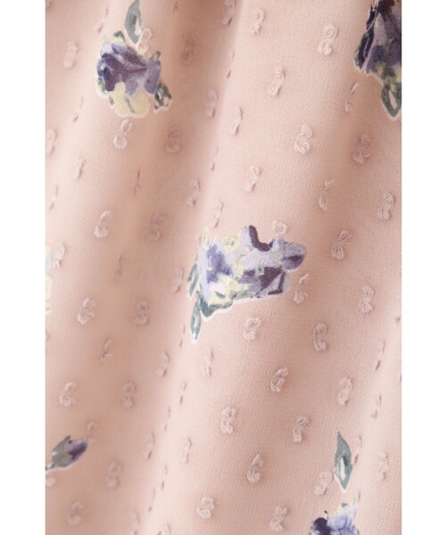 [JILL STUART] 7 минут рукав блуза SMALL Pink Lady -s