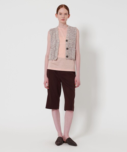 ベスト ジレ 「Steven Alan」メランジ テープヤーン ニット ベスト レディース STEVEN ALAN ベスト ジレ 「Steven Alan」メランジ テープヤーン