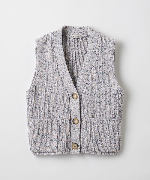 ベスト ジレ 「Steven Alan」メランジ テープヤーン ニット ベスト レディース STEVEN ALAN ベスト ジレ 「Steven Alan」メランジ テープヤーン