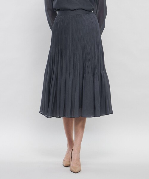 EPOCA（エポカ） スカート シアークロス プリーツスカート : ZOZOTOWN